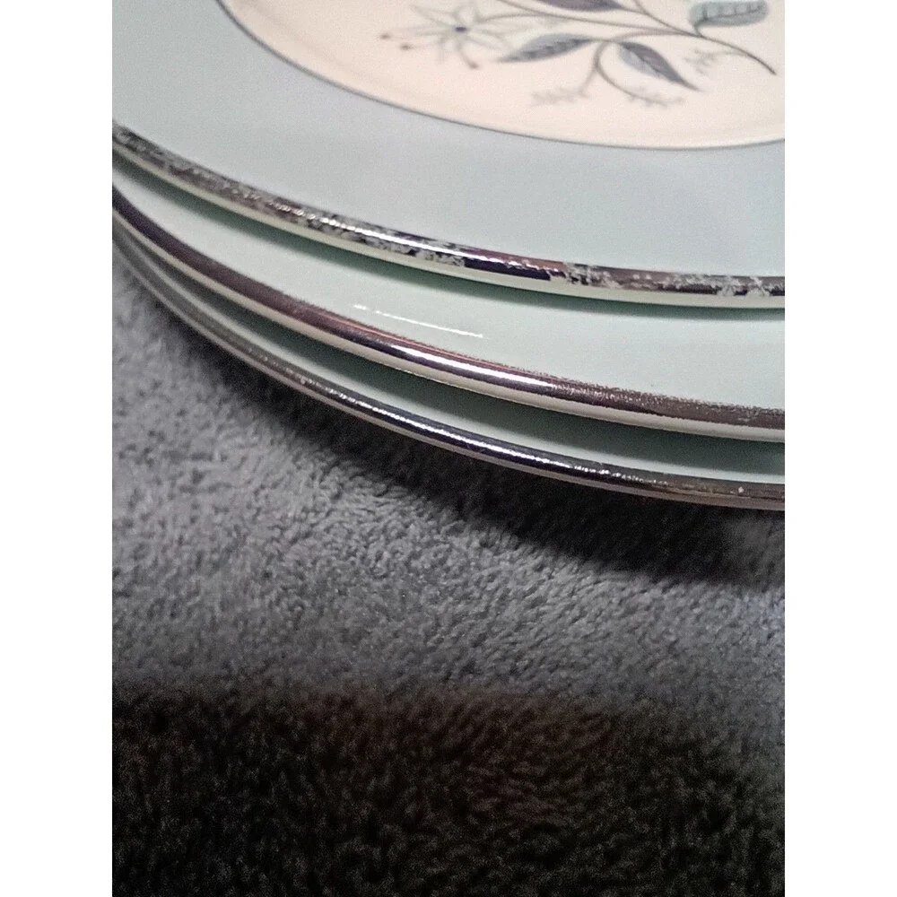 Homer Laughlin Eggshell Cavalier Dianne 4 Bread Butter Plates 6-1/4